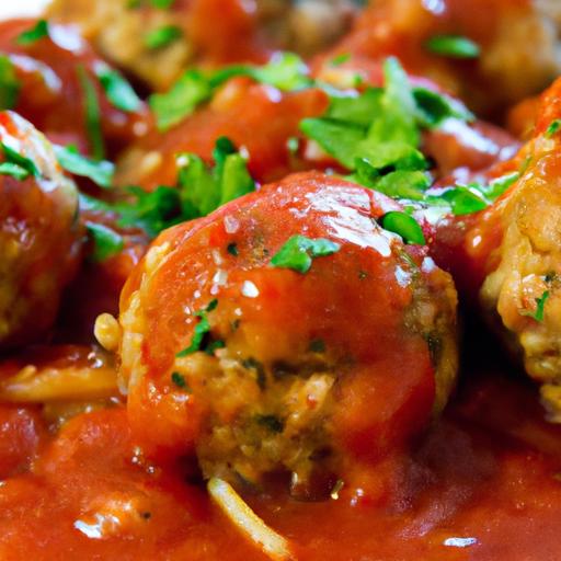 Savory Turkey Meatballs in Classic Marinara Sauce Delight