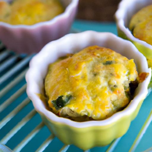 Power-Packed⁣ Egg Muffins with Spinach and Cheddar Delight