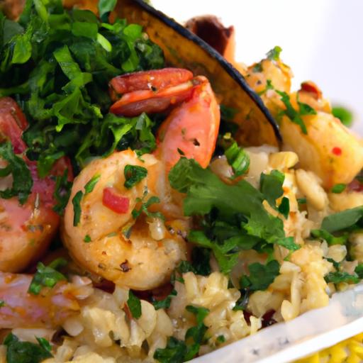 Savor the Flavors: Mediterranean Shrimp and Rice Bowl Delight