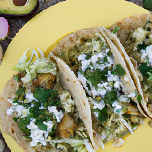 Flavor-Packed Chickpea & Cauliflower Tacos with Creamy yogurt