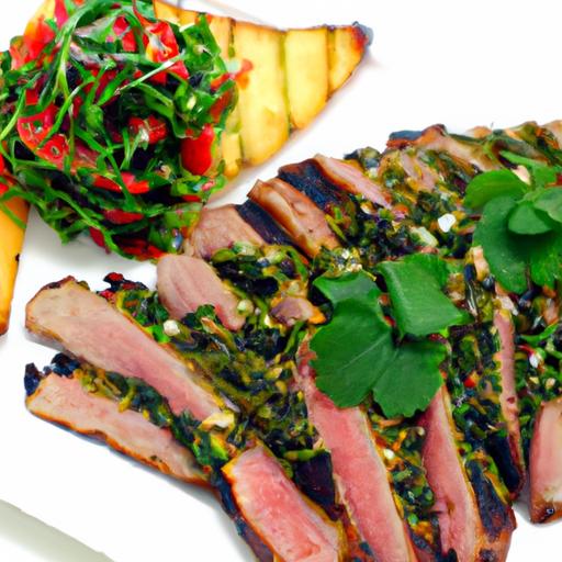 Savor pasture-Raised Skirt Steak with Fresh Garden Chimichurri