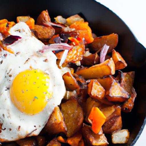Hearty Sweet Potato hash with a Perfect⁤ Fried Egg Twist