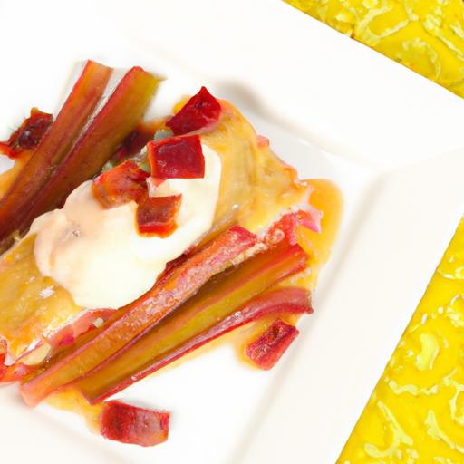 Rhubarb crisp Delight: A Tangy Twist on Classic Comfort