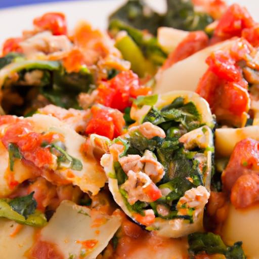 Hearty Ground Chicken and Spinach Stuffed Shells Recipe