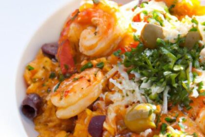 Savor the Flavors: Mediterranean Shrimp and Rice Bowl Delight