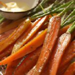 Sweet & Savory Honey Roasted Carrots with Creamy Yogurt Drizzle