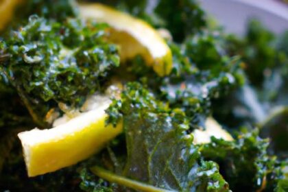 Bright & Zesty Kale Salad with Lemon and Parmesan Flair