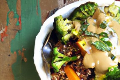 Nourish & Thrive: Grain Bowl with Roasted Veggies & Tahini
