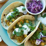 Flavor-Packed Chickpea & Cauliflower Tacos with Creamy Yogurt