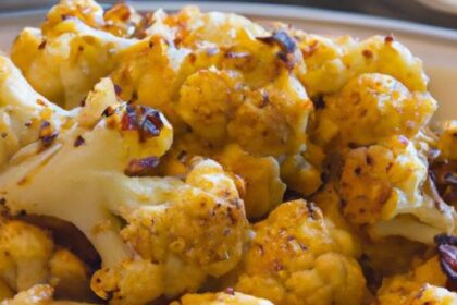 Golden Roasted Cauliflower with Turmeric & Cumin Spice
