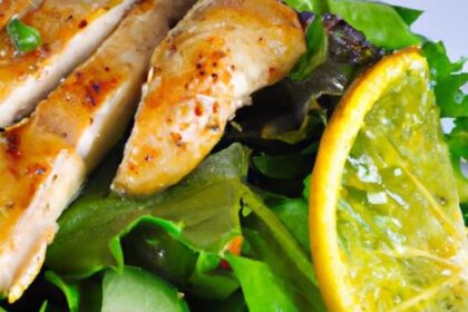 Zesty Grilled Chicken Salad with Fresh Lemon Vinaigrette