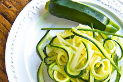 Zesty Zucchini Noodles with Ginger Garlic Twist: A Fresh Recipe
