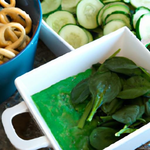 Wholesome Low-Carb Spinach Dip Paired with Fresh Veggie Sticks