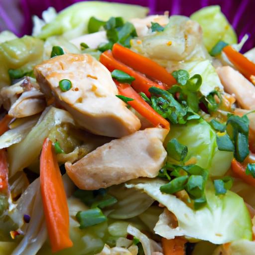 Savor the Crisp Delight: Chicken and Cabbage Stir-Fry Recipe