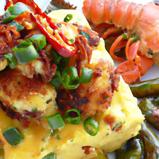 Spicy Lobster cornbread Delight with Jalapeño Kick