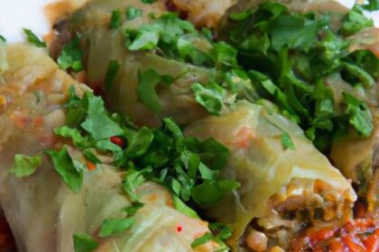 Hearty Vegan Stuffed Cabbage Rolls with Savory Lentils