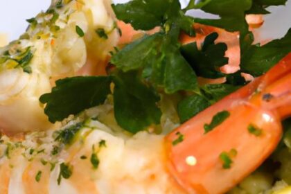 Zesty Lemon Sole Stuffed with Shrimp and Fresh Herbs