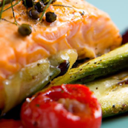 Zesty Tomato & Olive Baked Salmon: A Mediterranean Delight