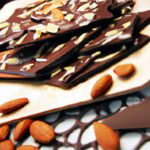 Decadent Dark Chocolate Bark with Crunchy Almonds Delight