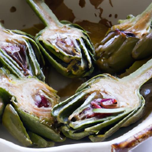 Savor Roasted Baby Artichokes with Creamy Garlic Aioli
