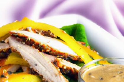 Sweet & Smoky BBQ Chicken Salad with Zesty Honey Mustard