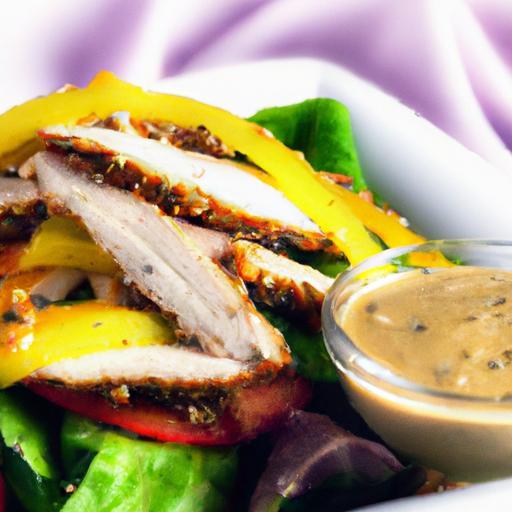 Sweet & Smoky BBQ Chicken Salad with Zesty Honey Mustard