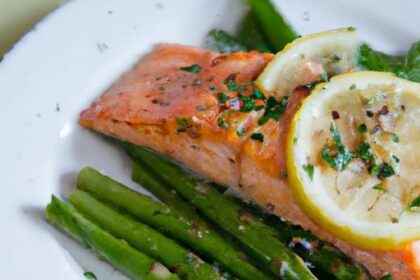 Zesty One-Pan Lemon Herb Salmon with Tender Asparagus