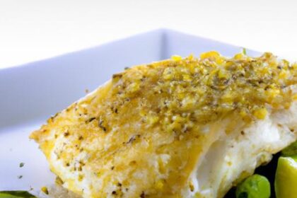 Crisp & Flavorful: Baked Halibut with Fresh Herb Crust