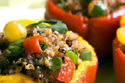 Colorful Quinoa-Stuffed Peppers: A Nutritious Delight