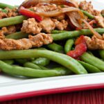 Fiery Ground Turkey & Green Bean Stir-Fry: A Zesty Delight