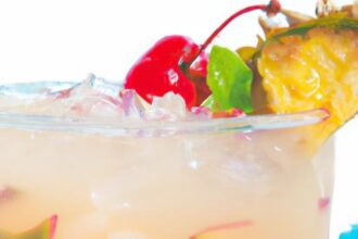 Refreshing Lychee & Coconut Water Mocktail: Tropical Delight