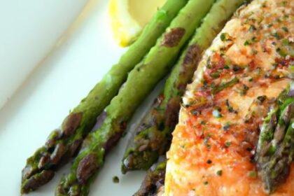 Savor Herb-Crusted Salmon Paired Perfectly with Asparagus