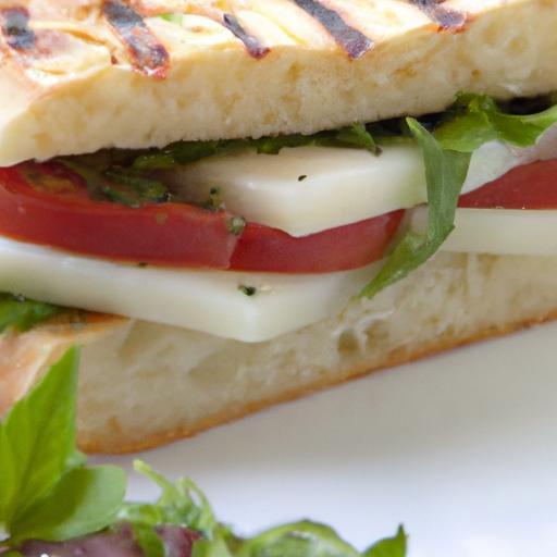Sunrise Delight: Crafting the Perfect Tomato Mozzarella Sandwich