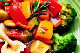 Hearty Vegetable Minestrone with Pasta: A Nutritious Delight