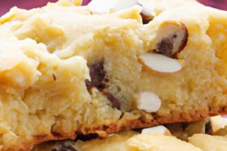 Chewy Blondies with White Chocolate Chips: A Sweet Delight