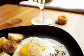 Elevate Breakfast: Black Truffle Omelet with Parmesan Flair