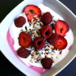 Berry Bliss: Greek Yogurt Boosted with Seeds & Health