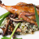 Savory Quail Stuffed with Wild Rice and Forest Mushrooms