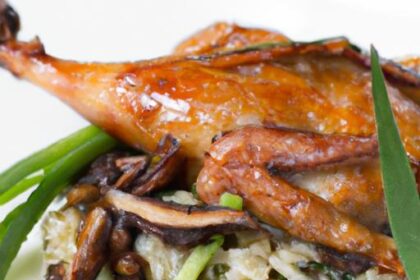 Savory Quail Stuffed with Wild Rice and Forest Mushrooms