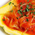 Twist on Tradition: Spaghetti Squash with Vibrant Tomato Sauce