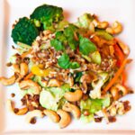 Savor the Crunch: Veggie Stir-Fry with Creamy Cashew Sauce