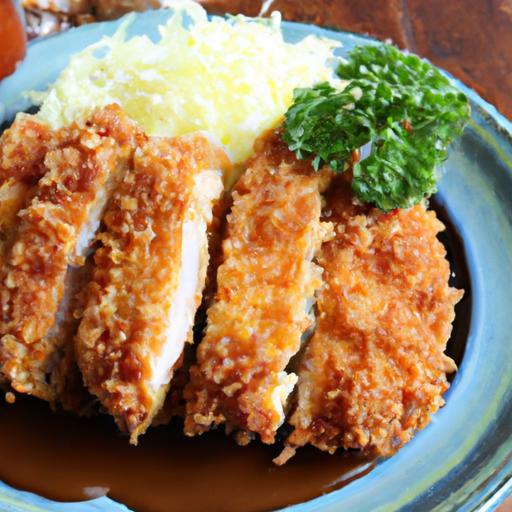 Crispy Chicken Katsu with Tangy Tonkatsu Sauce Delight