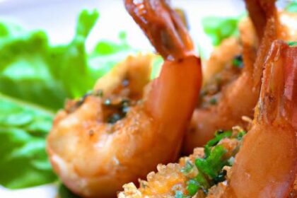 Golden Baked Stuffed Shrimp with Savory Herbed Crumbs