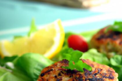Flavor-Packed Tuna Patties Paired with a Fresh Simple Salad