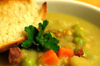 Hearty Vegan Split Pea Soup: Comfort in Every Spoonful