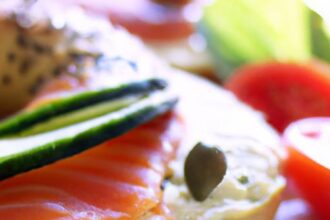 Elevate Your Brunch: Smoked Salmon Bagel with Capers Delight