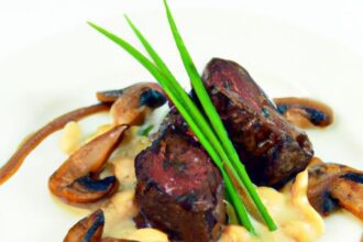 Savor Seared Venison Medallions with Rich Mushroom Sauce