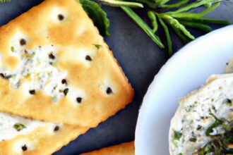 Creamy Herbed Goat Cheese Spread Perfect with Crackers