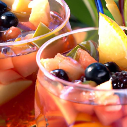 Refreshing Non-Alcoholic Sangria: Grape Juice & Fruit Twist