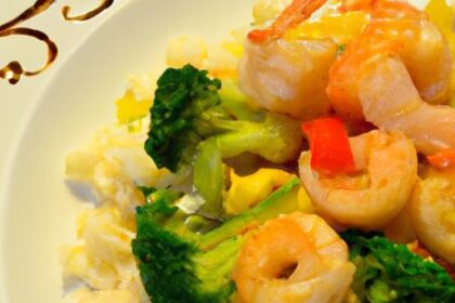 Savor the Flavor: Cauliflower Rice Stir-Fry with Shrimp Delight